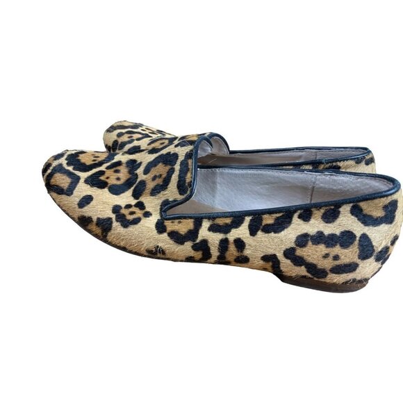 Steve Madden womens flat loafers size 6 pony hair leather trim - Picture 3 of 4